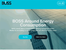 Tablet Screenshot of bosscontrols.com